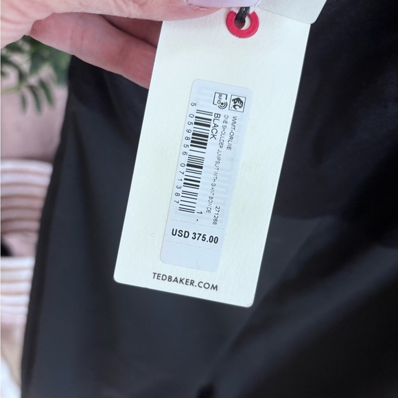 Ted Baker Elegant Black One-Shoulder Jumpsuit - Picture 6 of 11